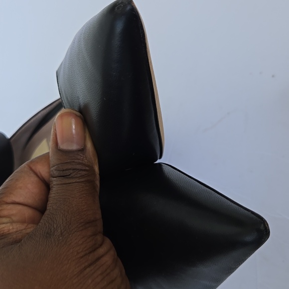 Deltan Black Heels Stylish Stilettos Block Heel Pump Sise 39 - Picture 7 of 12